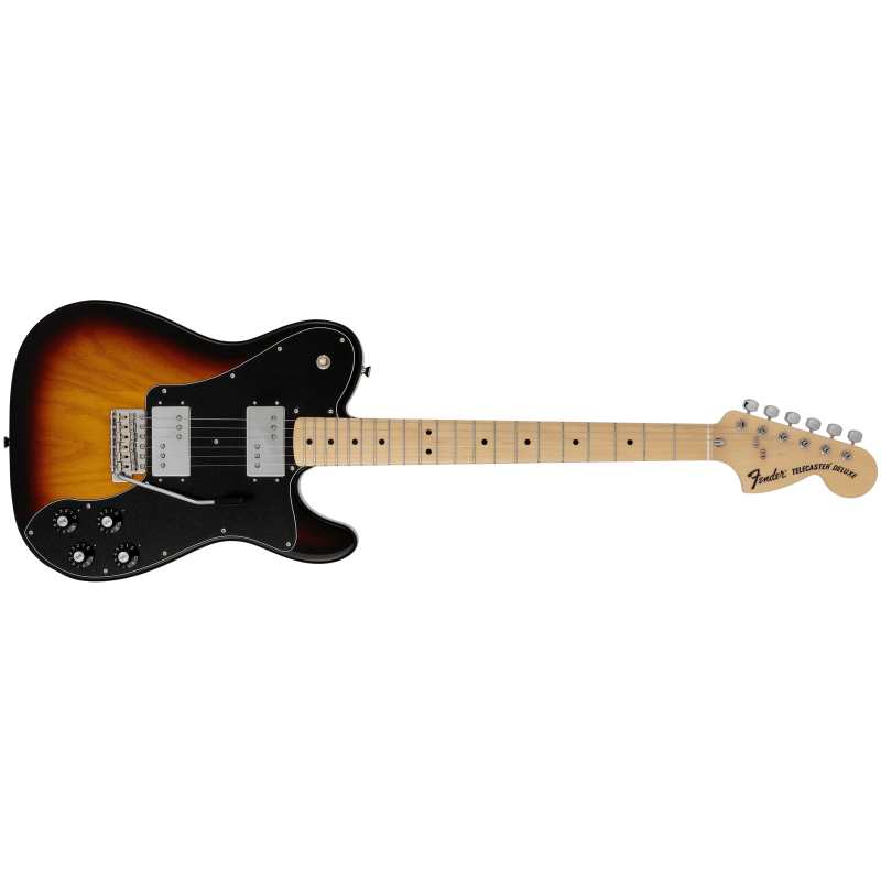 Fender Made in Japan 70s Telecaster Deluxe with Tremolo, Sunburst, Secondhand inc Case - Image 6