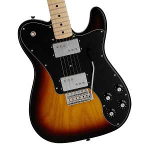 Fender Made in Japan 70s Telecaster Deluxe with Tremolo, Sunburst, Secondhand inc Case