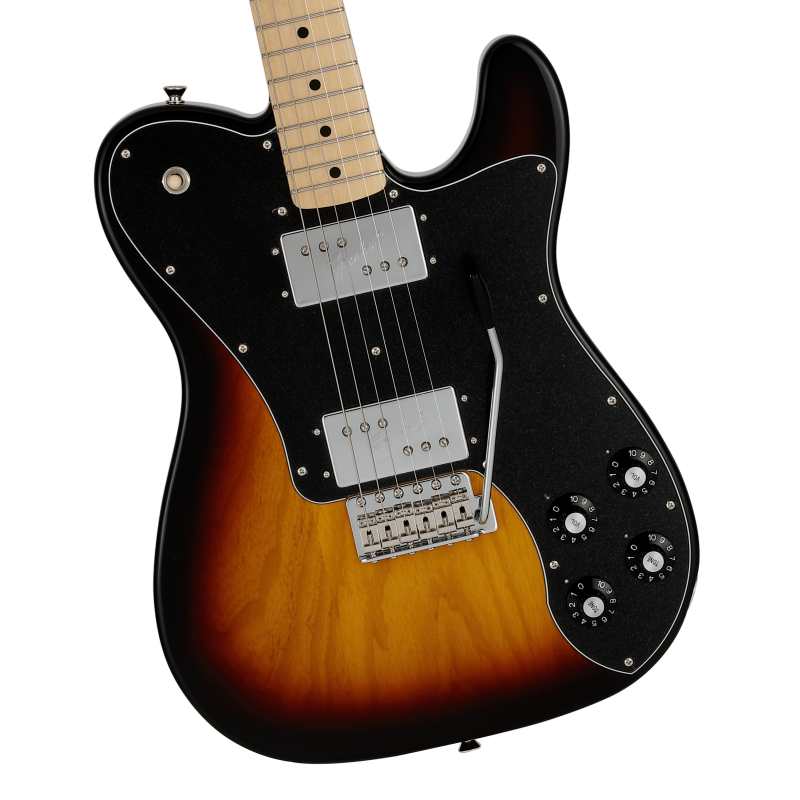 Fender Made in Japan 70s Telecaster Deluxe with Tremolo, Sunburst, Secondhand inc Case