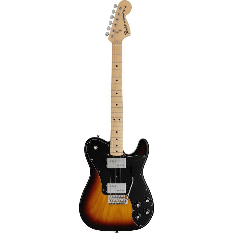 Fender Made in Japan 70s Telecaster Deluxe with Tremolo, Sunburst, Secondhand inc Case - Image 7