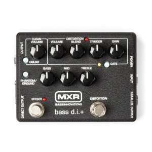 MXR Bass DI+ (M80) Clean, Distortion, Noise Gate Trigger Pedal