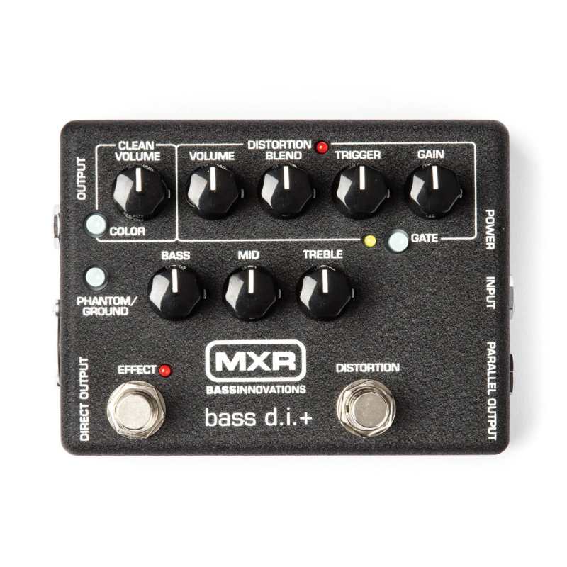 MXR Bass DI+ (M80) Clean, Distortion, Noise Gate Trigger Pedal
