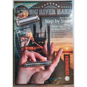 Hohner Step by Step Starter Pack for Blues Harp (Beginner's Gift Harmonica Set)