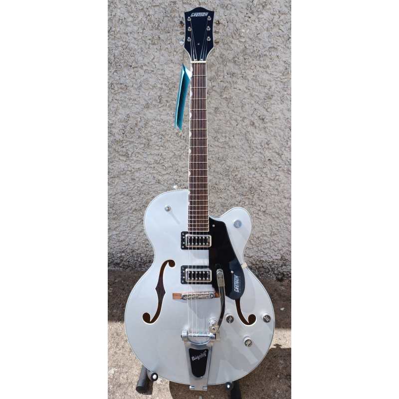 Gretsch G5420T Electromatic Classic Hollow Body Single-Cut with Bigsby, Airline Silver (2506115547) - Image 9