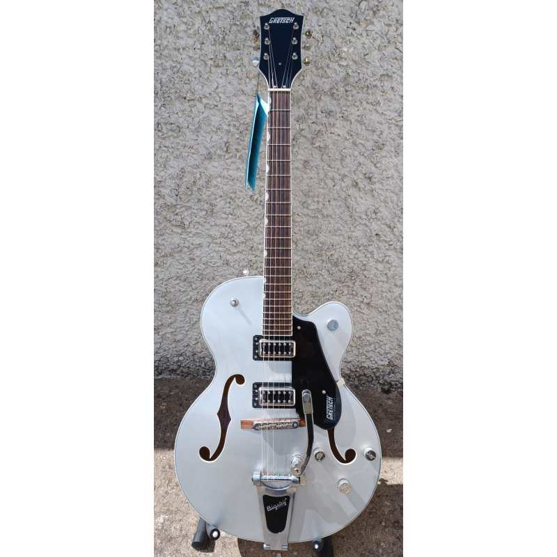 Gretsch G5420T Electromatic Classic Hollow Body Single-Cut with Bigsby, Airline Silver (2506115547) - Image 10