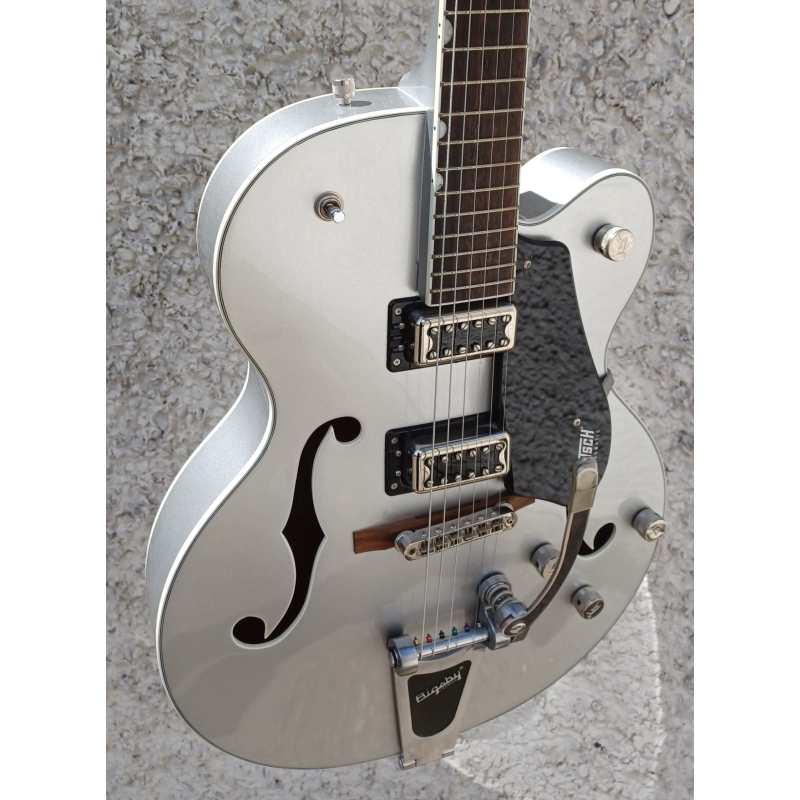Gretsch G5420T Electromatic Classic Hollow Body Single-Cut with Bigsby, Airline Silver (2506115547)