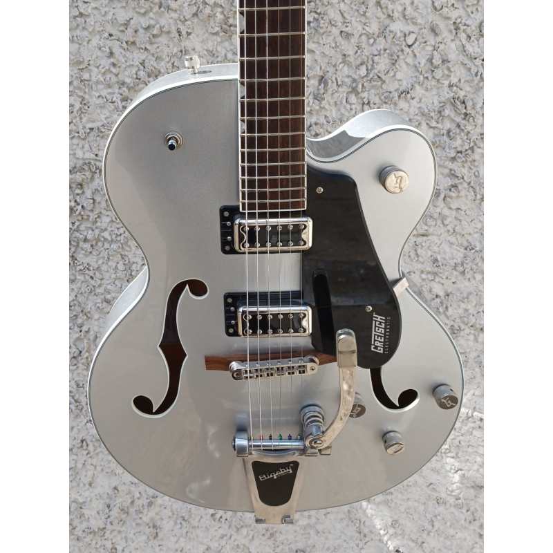 Gretsch G5420T Electromatic Classic Hollow Body Single-Cut with Bigsby, Airline Silver (2506115547) - Image 13
