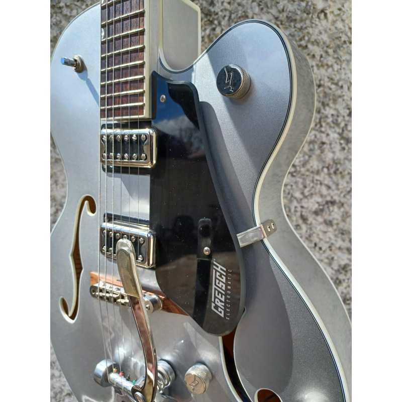 Gretsch G5420T Electromatic Classic Hollow Body Single-Cut with Bigsby, Airline Silver (2506115547) - Image 8