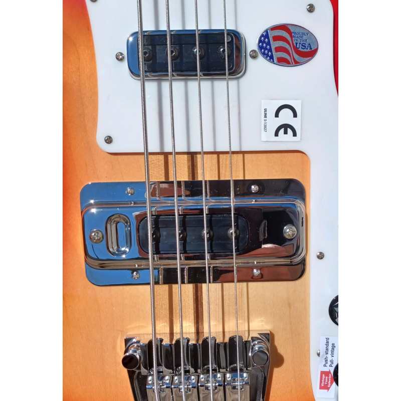 Rickenbacker 4003S Bass Guitar, Fireglo - Image 11