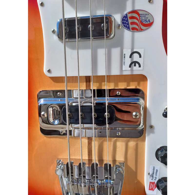 Rickenbacker 4003S Bass Guitar, Fireglo - Image 23