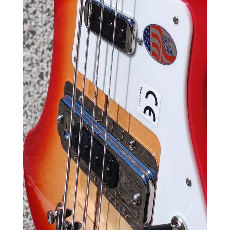 Rickenbacker 4003S Bass Guitar, Fireglo - Image 2