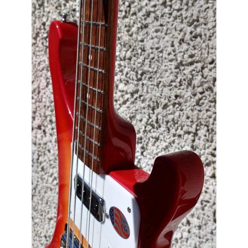 Rickenbacker 4003S Bass Guitar, Fireglo - Image 3