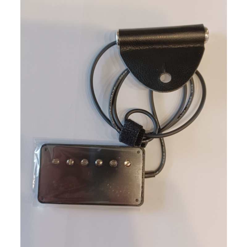 Krivo Universal Mini Humbucker Pickup (Brushed Nickel) - For Most Stringed Instruments (New Finish) - Image 5
