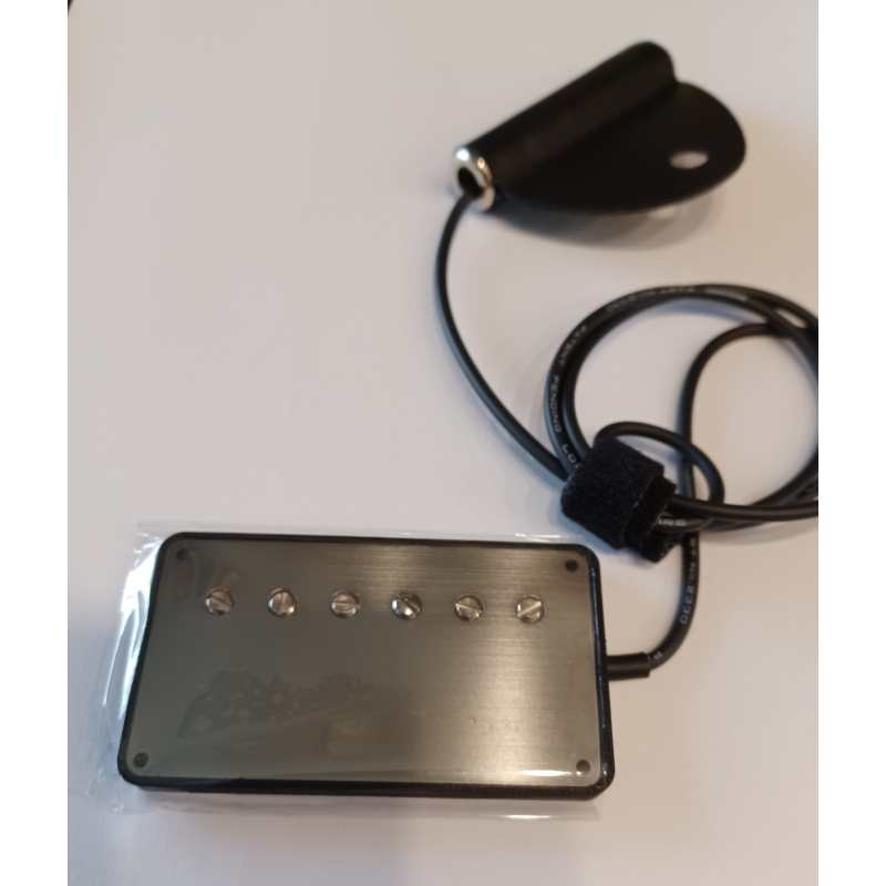 Krivo Universal Mini Humbucker Pickup (Brushed Nickel) - For Most Stringed Instruments (New Finish) - Image 9
