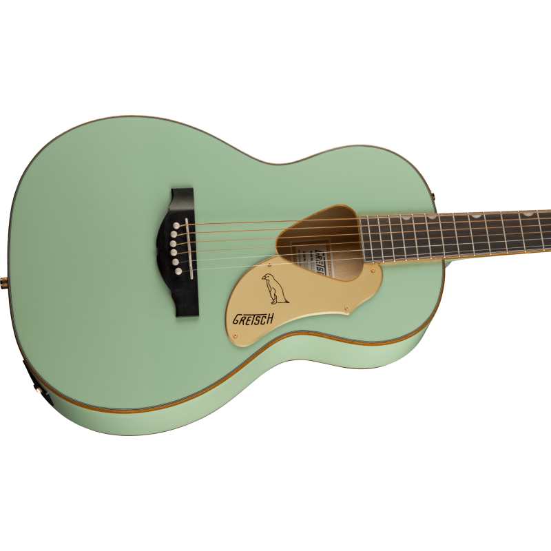 Gretsch G5021E Rancher Penguin Parlor Acoustic/Electric, Mint Metallic (2714014549) - Image 6