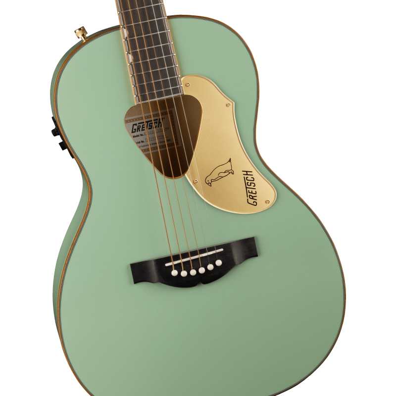 Gretsch G5021E Rancher Penguin Parlor Acoustic/Electric, Mint Metallic (2714014549)