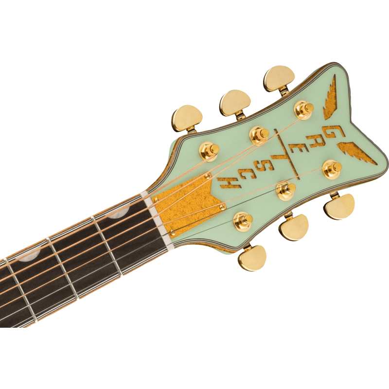 Gretsch G5021E Rancher Penguin Parlor Acoustic/Electric, Mint Metallic (2714014549) - Image 4