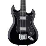 Hagstrom H8 8-String Bass Guitar in Black
