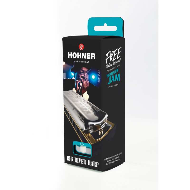 Hohner Big River Harmonica in A