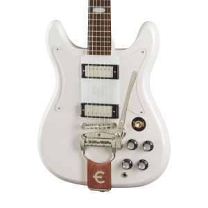 Epiphone Crestwood Custom, Tremotone, Polaris White, (EOCCPONH1)