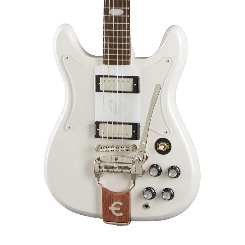 Epiphone Crestwood Custom, Tremotone, Polaris White, (EOCCPONH1)