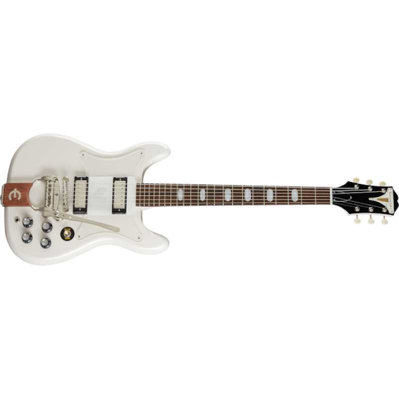 Epiphone Crestwood Custom, Tremotone, Polaris White, (EOCCPONH1) - Image 2