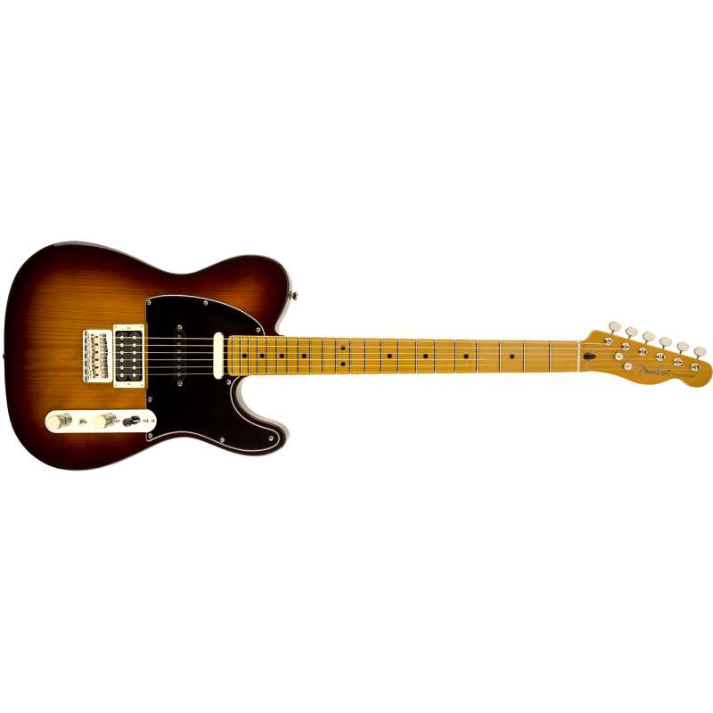 Fender Modern Player Telecaster Plus, Honey Burst, Secondhand - Image 3