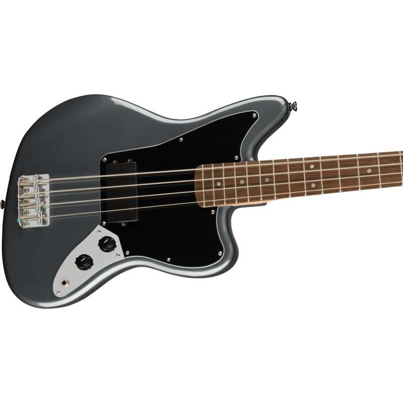 Squier Affinity Series Jaguar Bass H, Charcoal Frost Metallic (0378501569) - Image 6