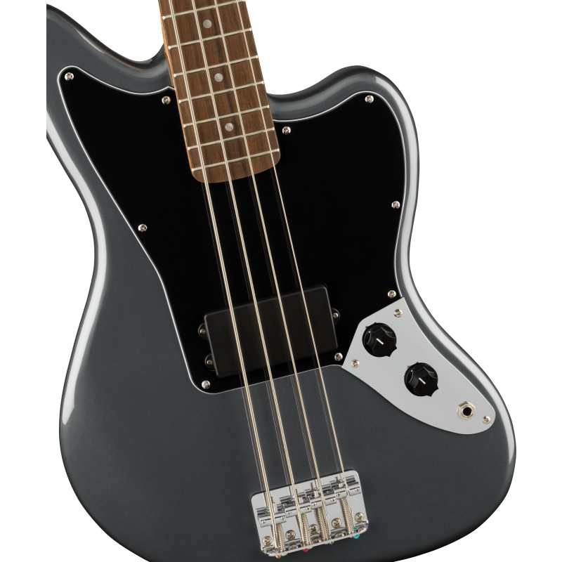 Squier Affinity Series Jaguar Bass H, Charcoal Frost Metallic (0378501569)