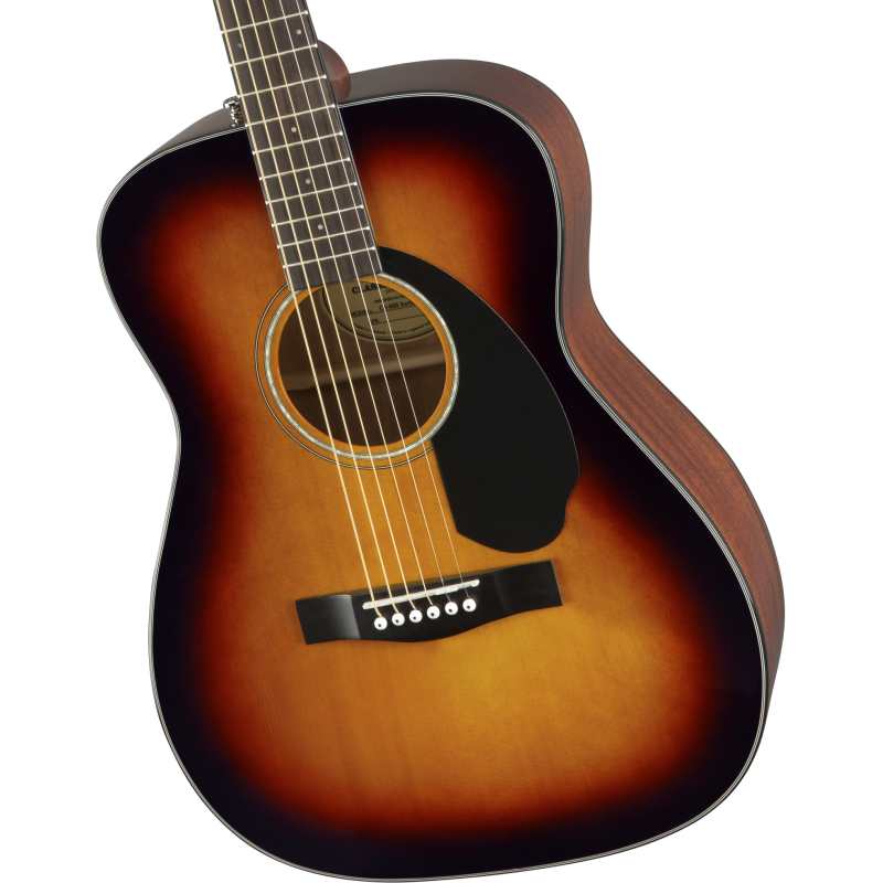 Fender CC-60S Concert Sized Acoustic Guitar in Sunburst (CC60S) 0970150032