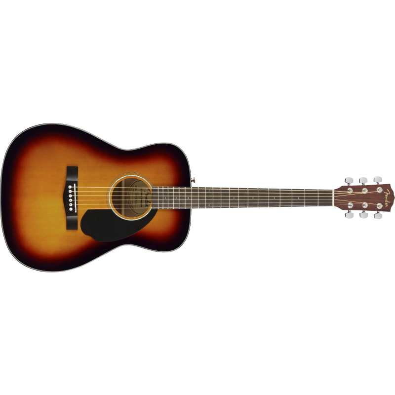 Fender CC-60S Concert Sized Acoustic Guitar in Sunburst (CC60S) 0970150032 - Image 8