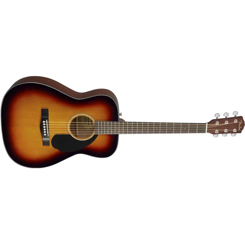 Fender CC-60S Concert Sized Acoustic Guitar in Sunburst (CC60S) 0970150032 - Image 2