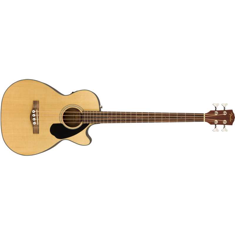 Fender CB-60SCE Bass, Laurel Fingerboard, Natural (CB60SCE) - Image 7