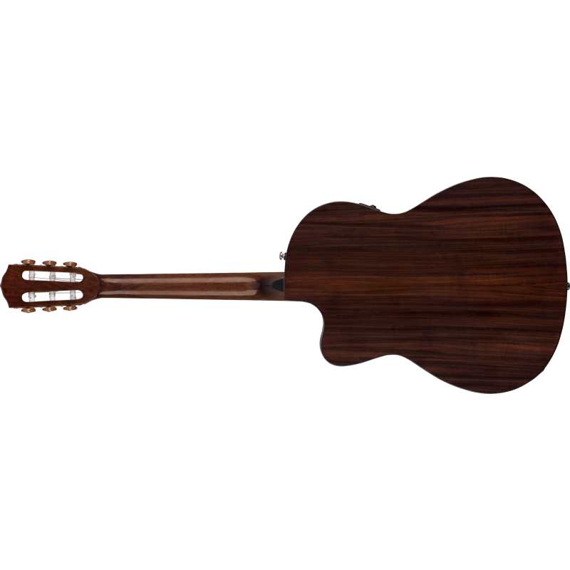 Fender CN-140SCE Nylon Thinline, Walnut Fingerboard, Natural w/Case (CN140SCE) - Image 6
