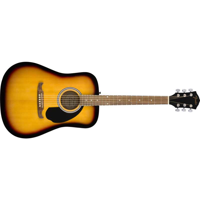 Fender FA-125 Acoustic Dreadnought, Sunburst (0971210732) FA125 - Image 4