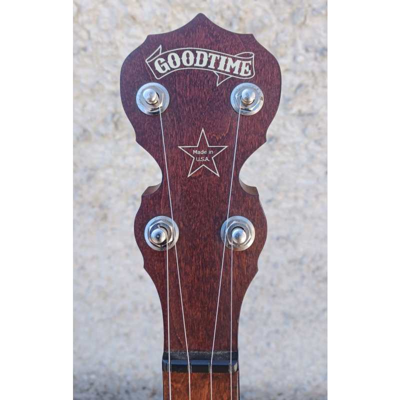 Deering Goodtime Classic 2, 5-String Electro-Acoustic Banjo, Secondhand - Image 8