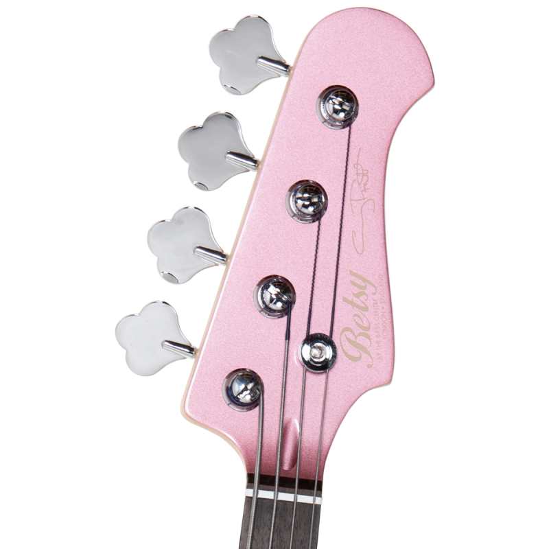 Bass Collection Guy Pratt "Betsy" Bass in Burgundy Mist - Image 3
