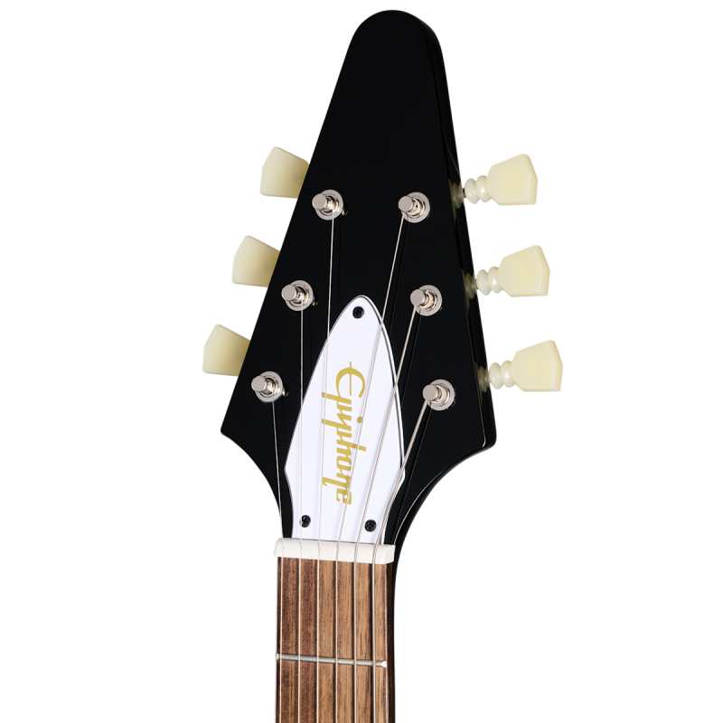 Epiphone Jimi Hendrix "Love Drops" Flying V, Ebony, LEFTHANDED - Image 3