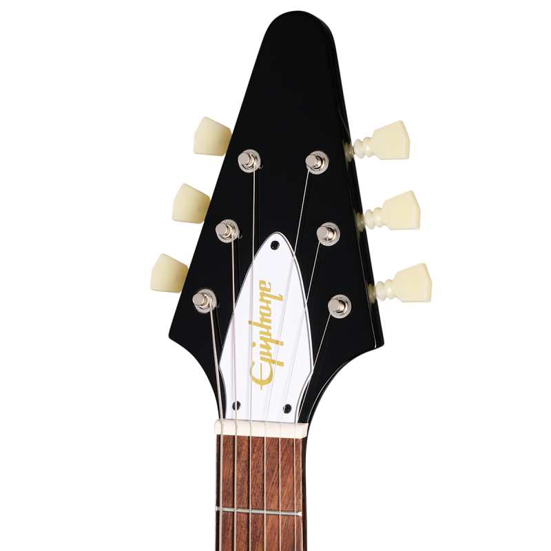 Epiphone Jimi Hendrix "Love Drops" Flying V, Ebony - Image 4