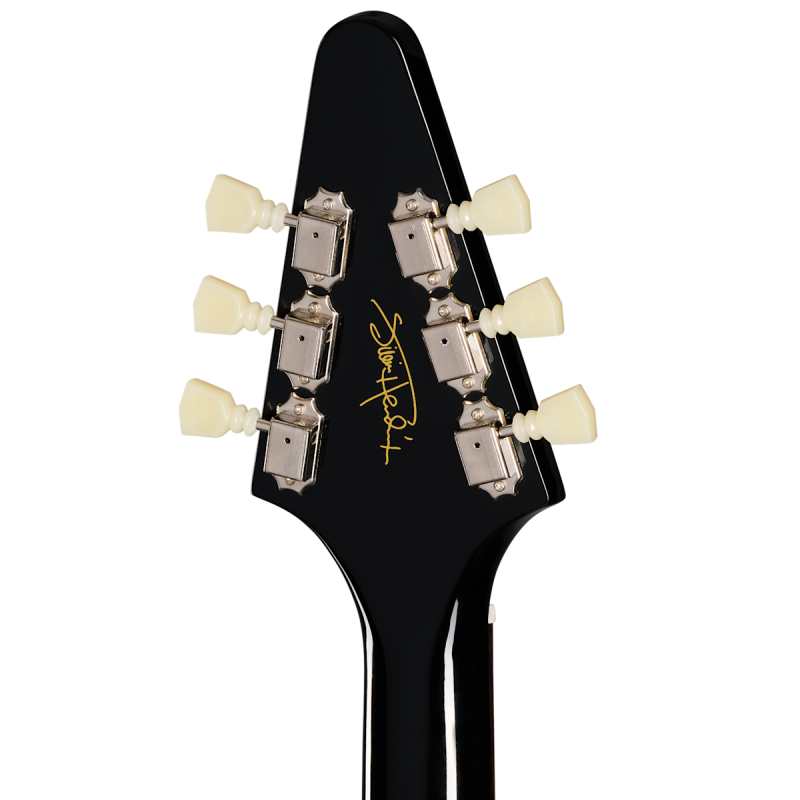 Epiphone Jimi Hendrix "Love Drops" Flying V, Ebony - Image 5