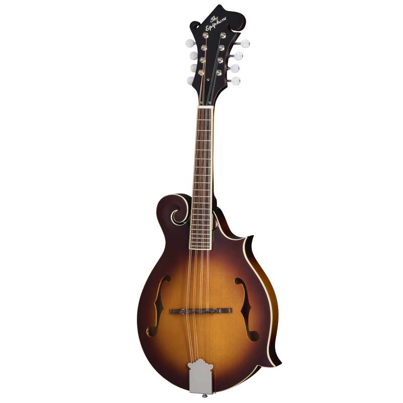 Epiphone F-5 Studio Mandolin, Vintage Sunburst Satin (F5) - Image 5