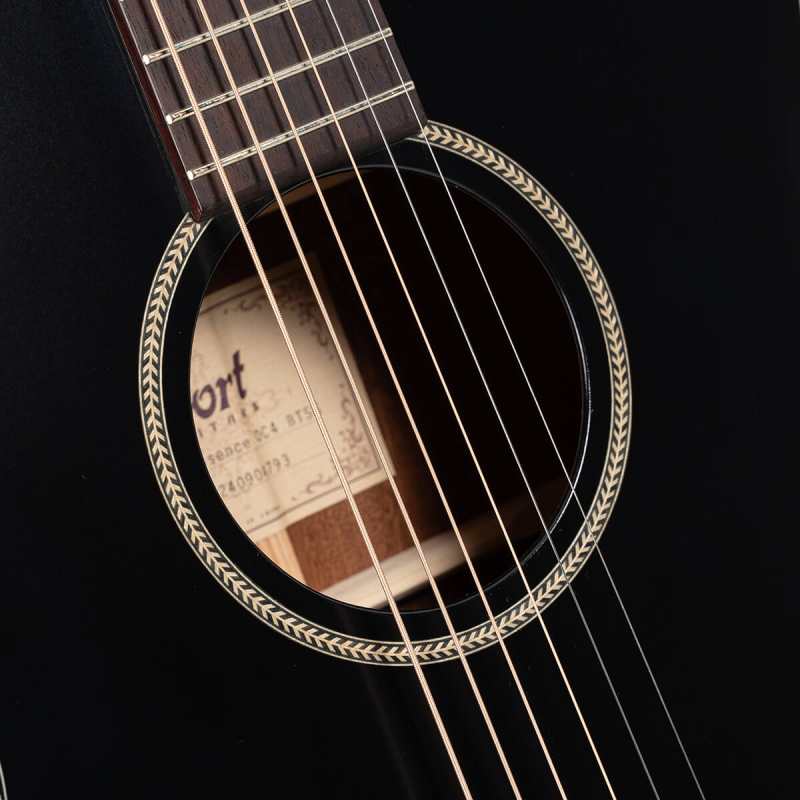 Cort Essence OC4, Black Top Semi Gloss (BTSG) Electro-Acoustic Guitar - Image 6