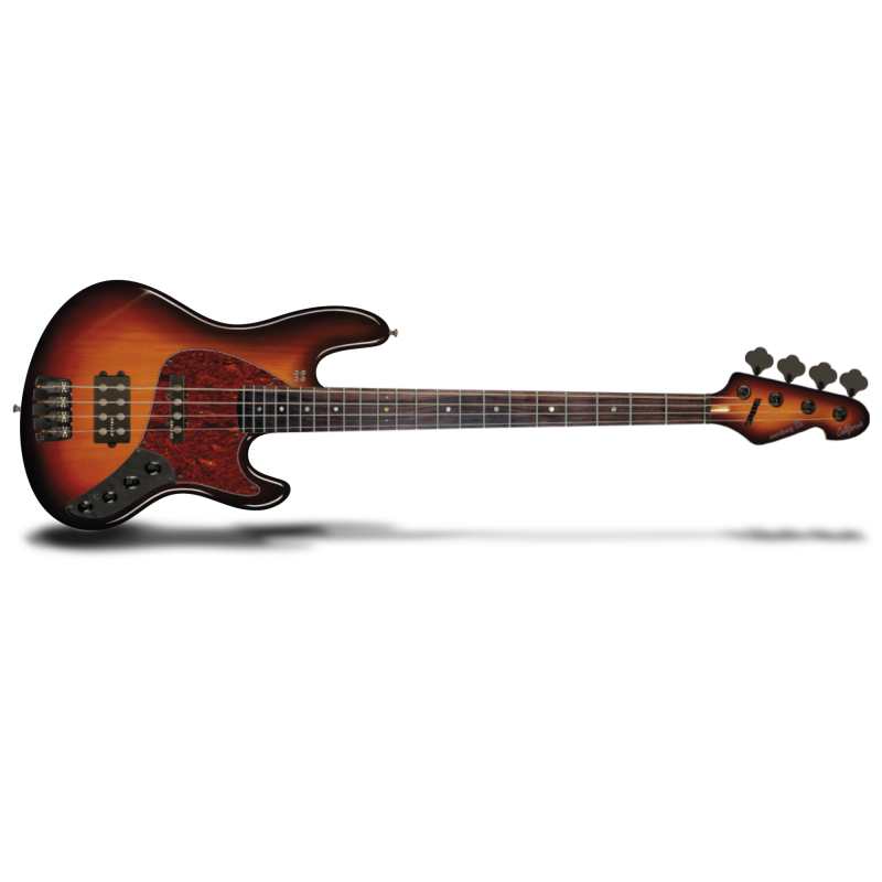 Sandberg California II TM 4-String Bass, 3 Tone Sunburst - Image 2