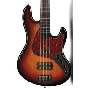 Sandberg California II TM 4-String Bass, 3 Tone Sunburst