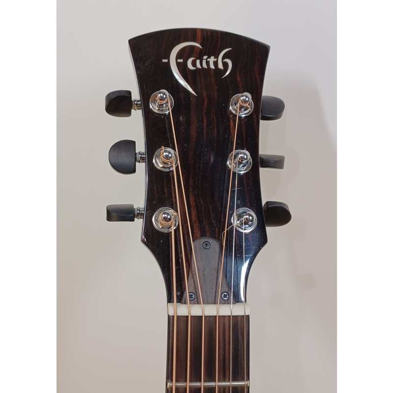 Faith FECN Eclipse Neptune Electro Acoustic, Black, Secondhand - Image 3