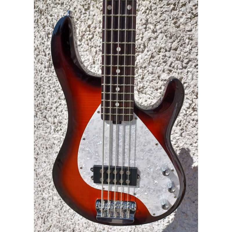 OLP by Ernie Ball 5-String Bass, Sunburst, Secondhand - Image 2