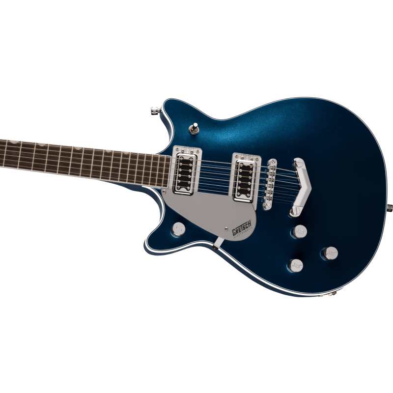 Gretsch G5232LH Electromatic Double Jet FT with V-Stoptail, Left-Handed, Midnight Sapphire - Image 5
