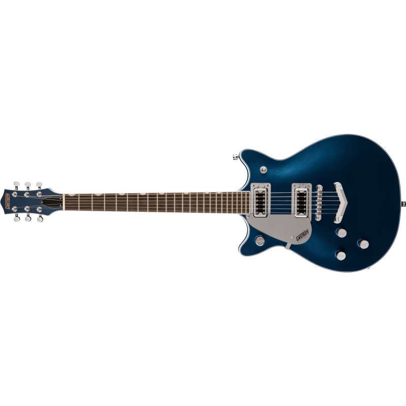 Gretsch G5232LH Electromatic Double Jet FT with V-Stoptail, Left-Handed, Midnight Sapphire - Image 2