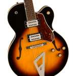 Gretsch G2420 Streamliner Hollow Body with Chromatic II, Aged Brooklyn Burst 717669924652