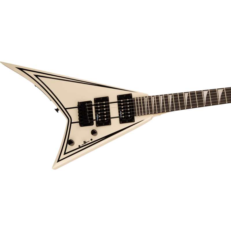 Jackson JS Series Rhoads Minion JS1XM, Snow White with Black Pin Stripes 2913335541 - Image 3